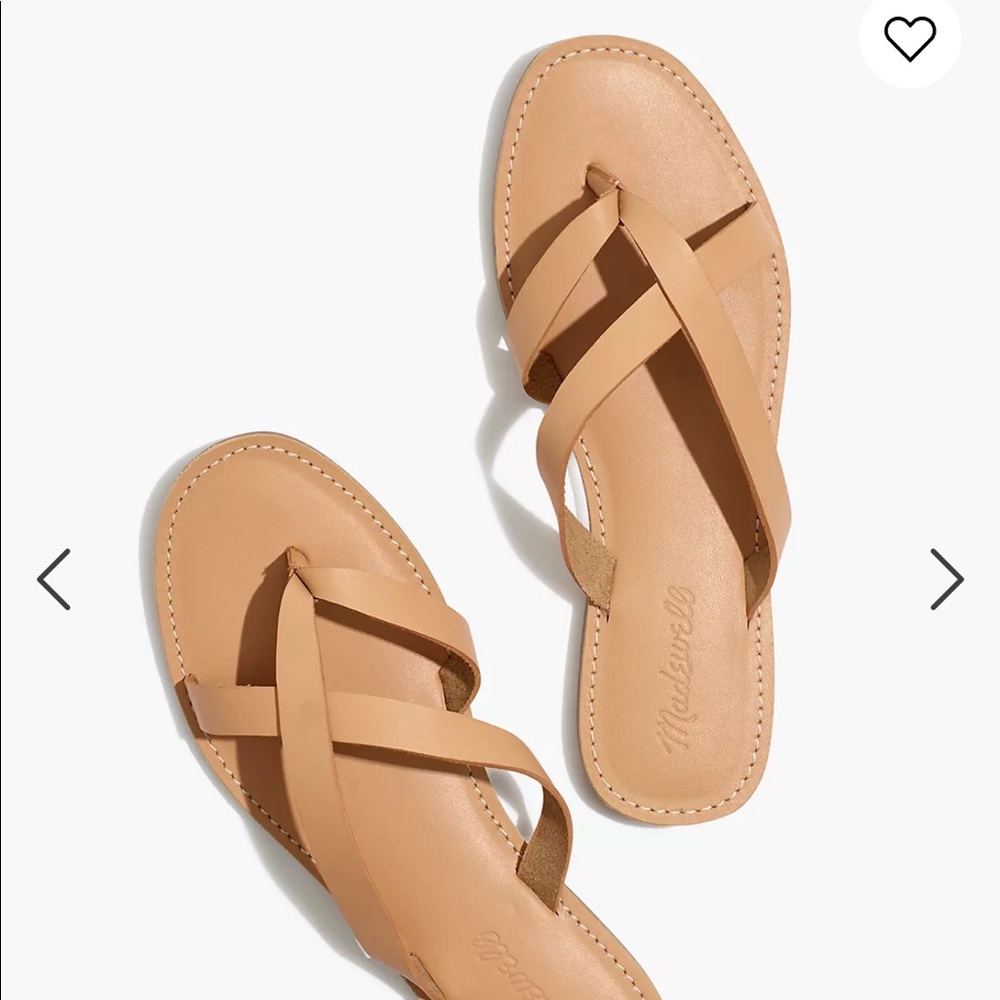 Madewell Boardwalk Sandals - NWT, Sand Leather, 7